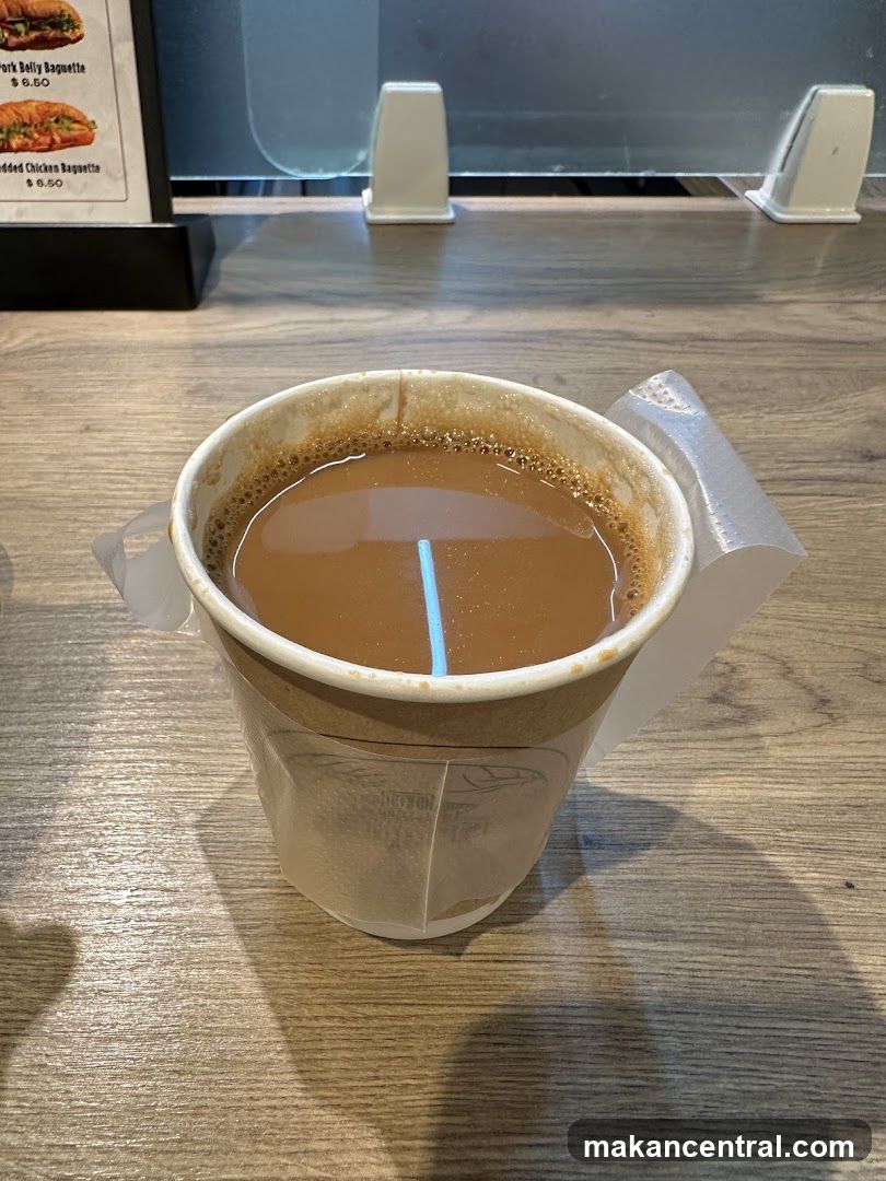 Coffee in a paper cup
