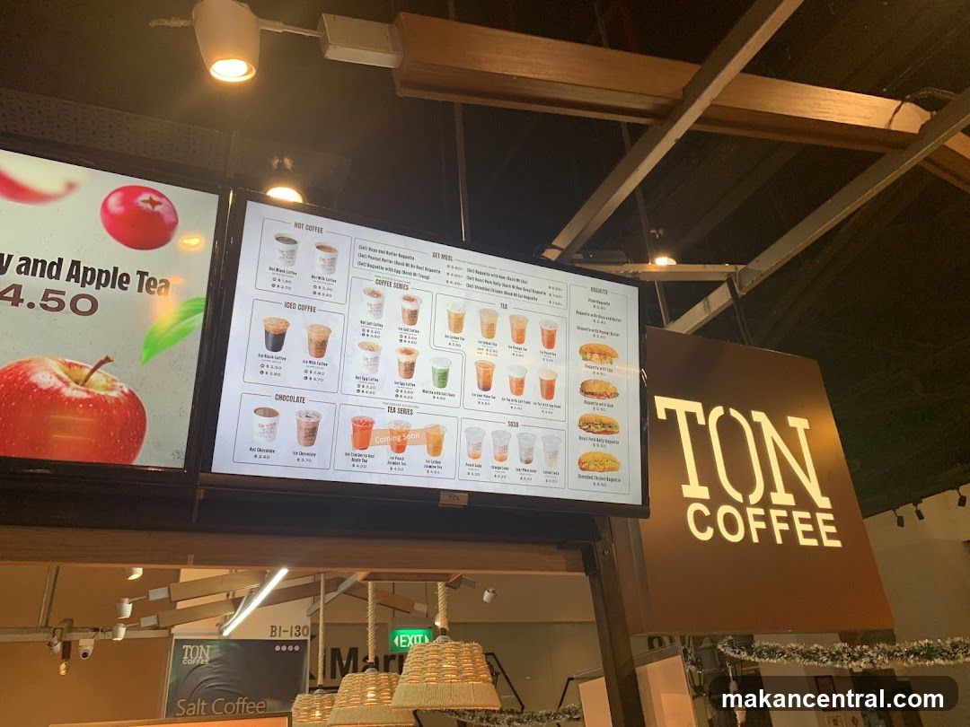 Ton Coffee Menu