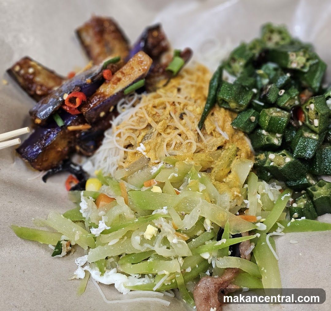 Mixed Vegetable Rice Plate