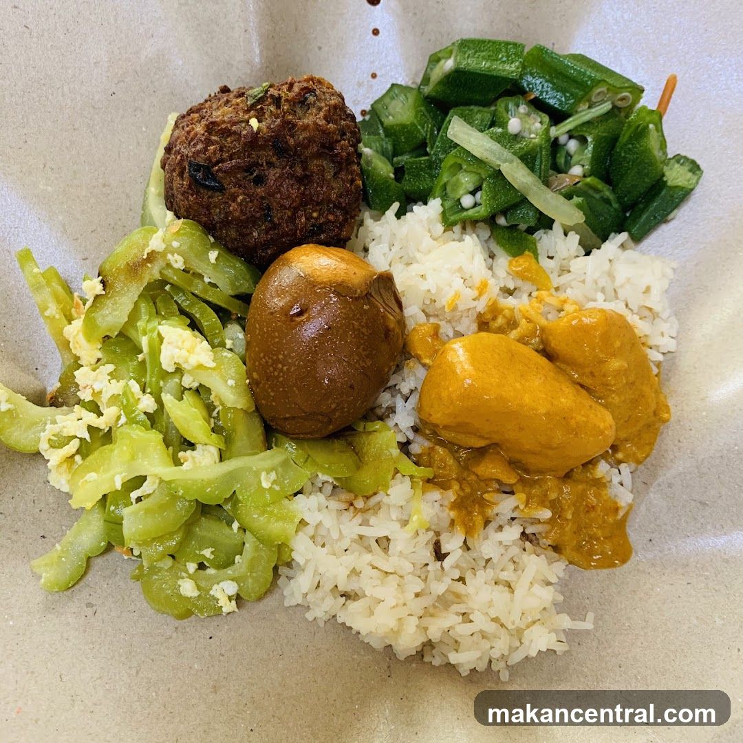 Rice Plate with Various Dishes