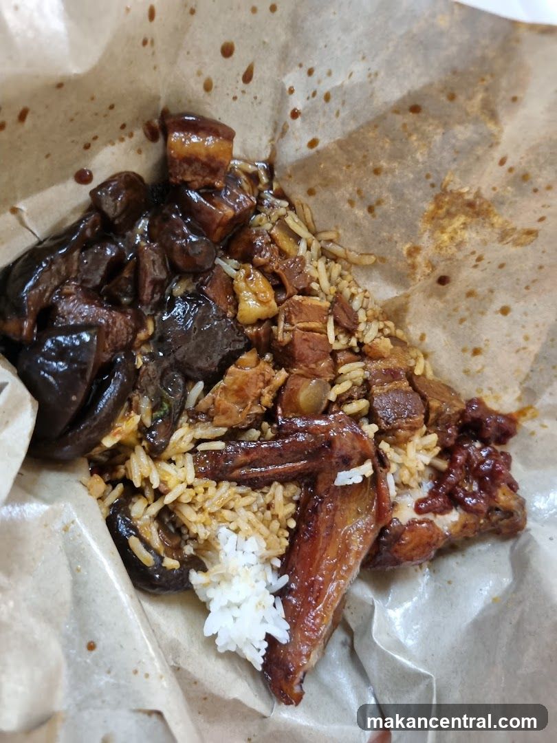 Braised Pork and Eggplant Rice