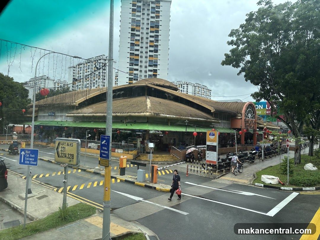 Wet Market and Residential Buildings