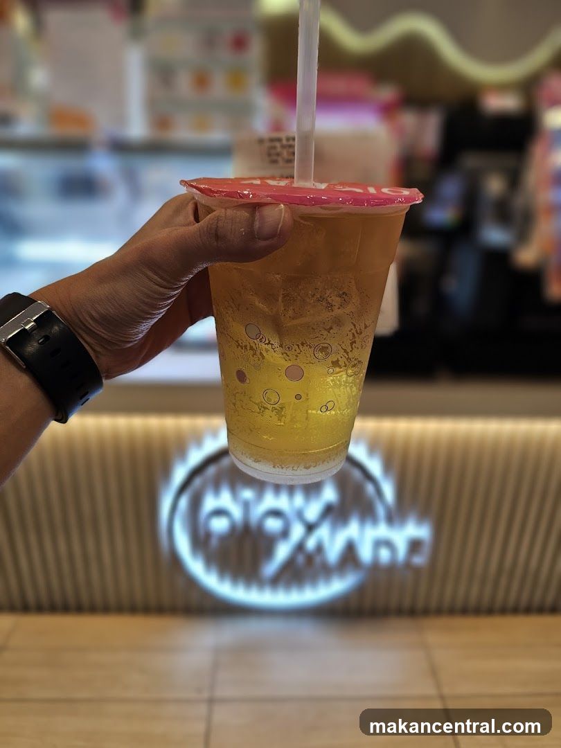 Person holding a beverage