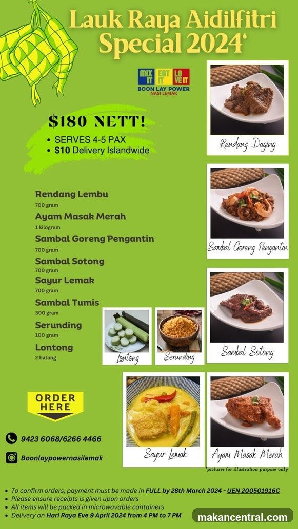 Lauk Raya Aidilfitri Special 2024