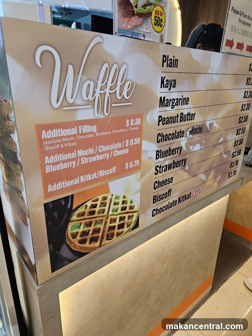 Waffle Menu