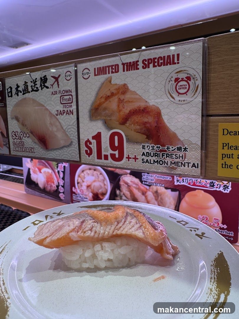Sushi Conveyor Belt Specials