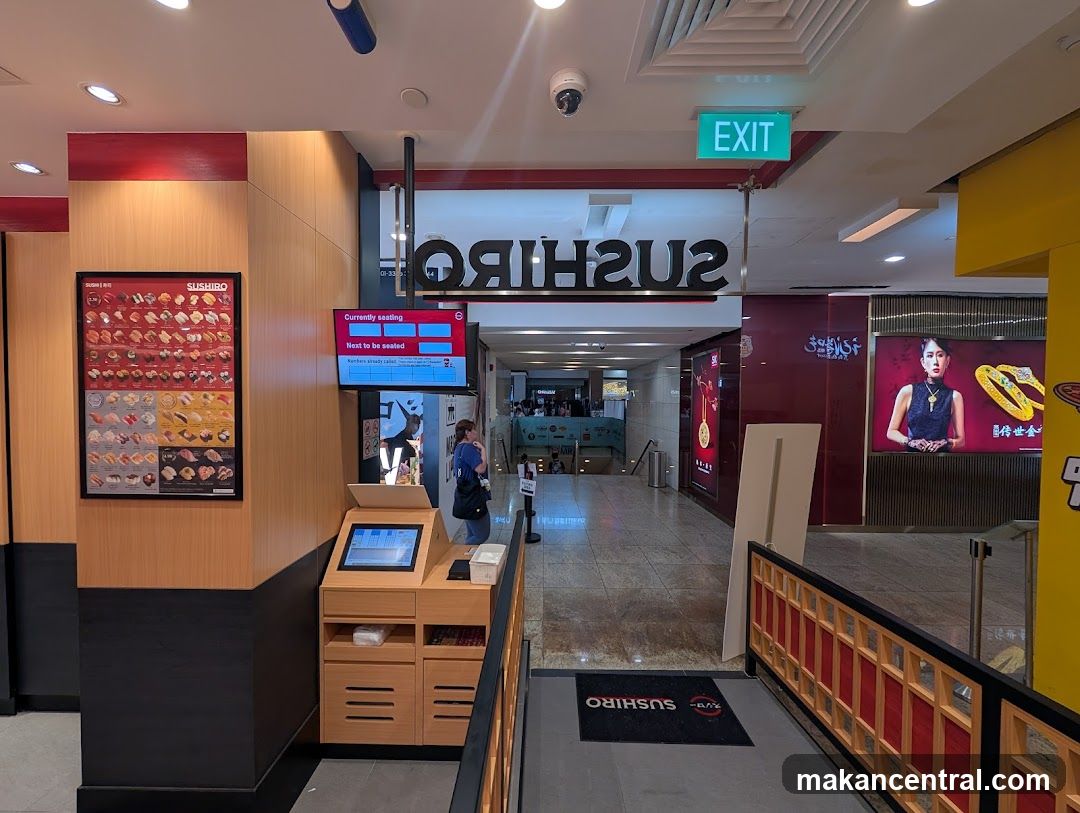 Sushi restaurant waiting area