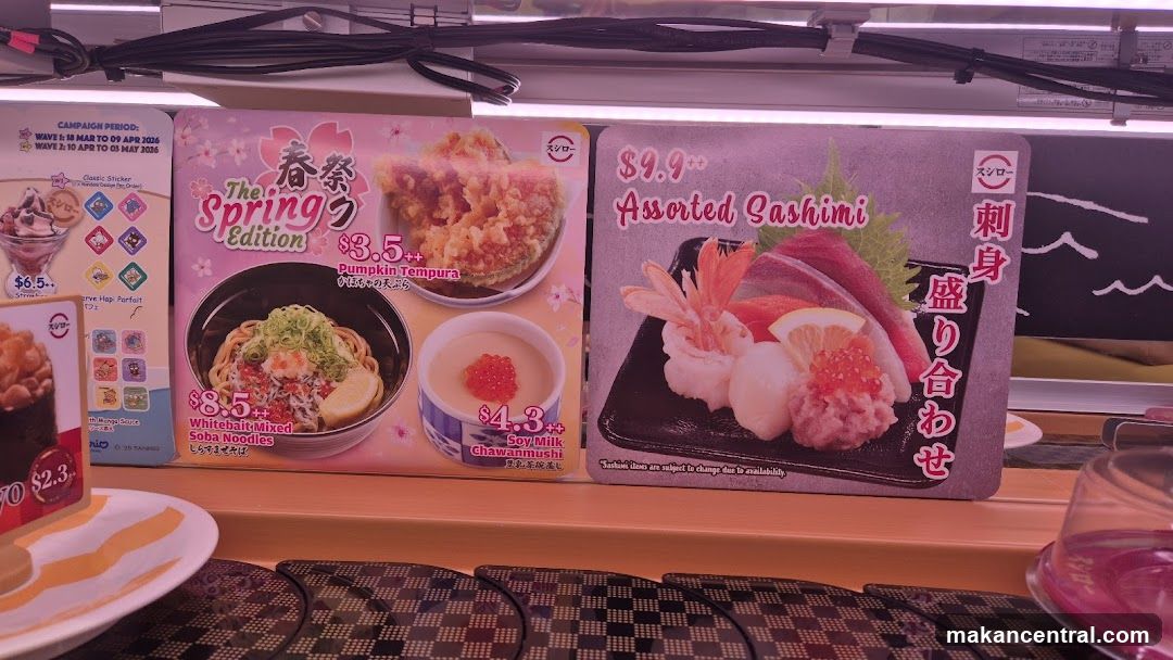 Spring Edition Menu Items