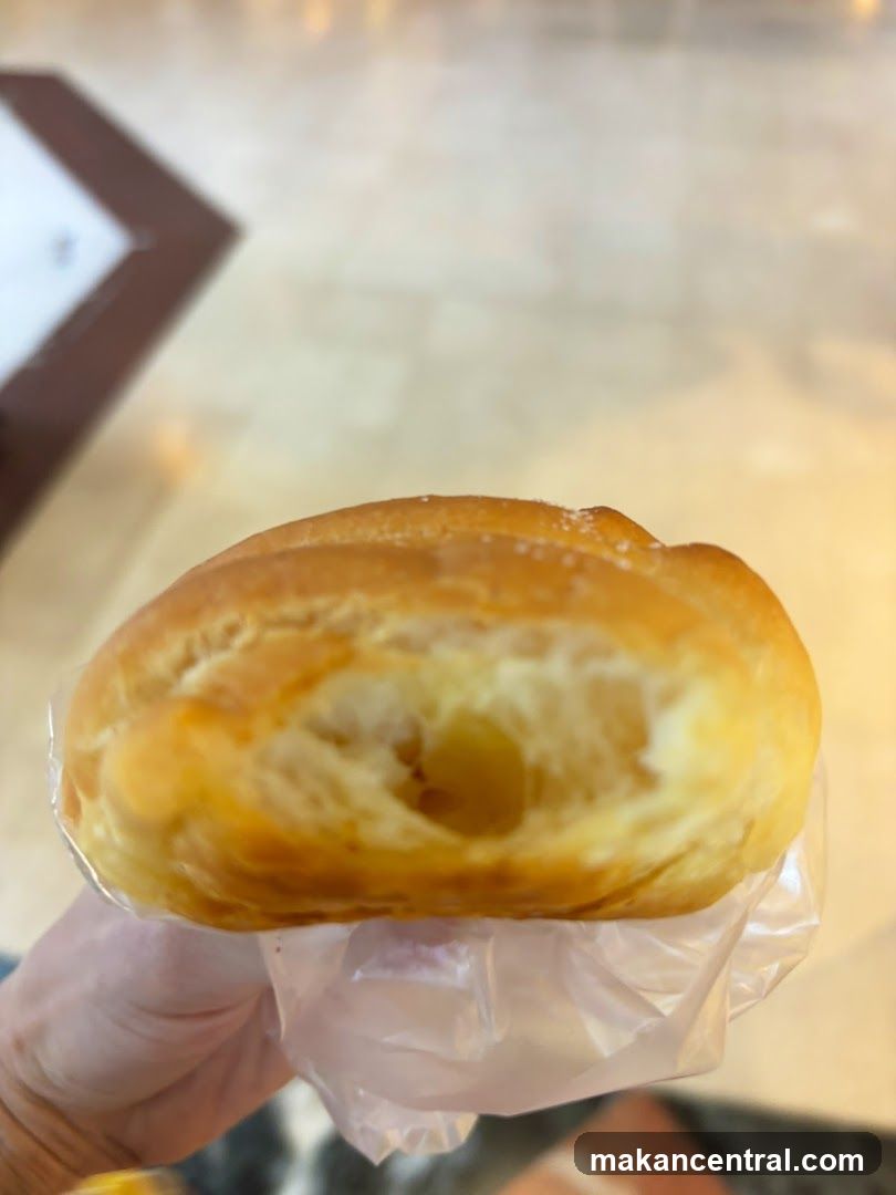 Pastry in a plastic bag
