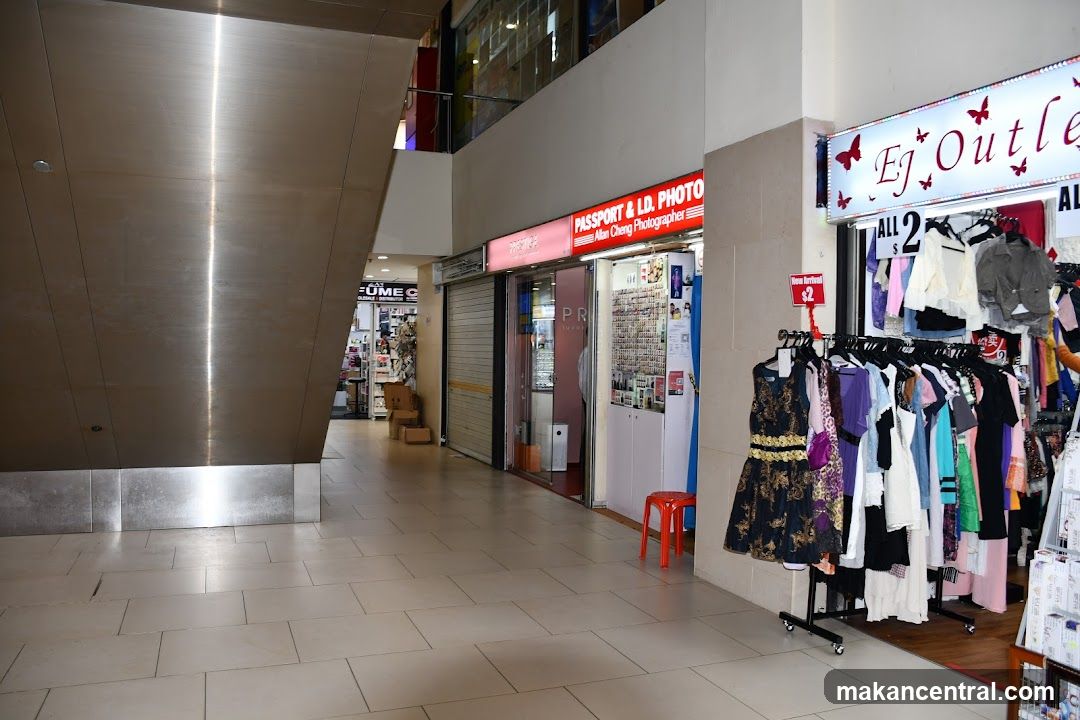 Shops in a mall