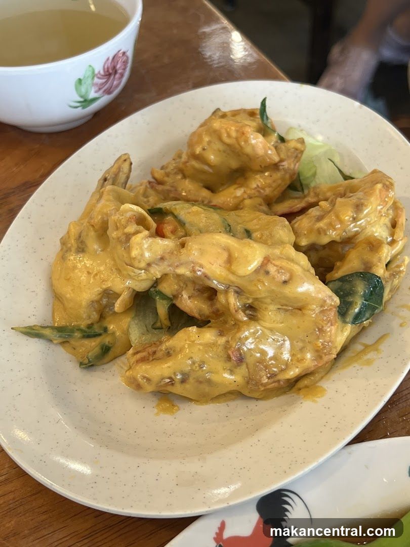 Salted Egg Yolk Prawns