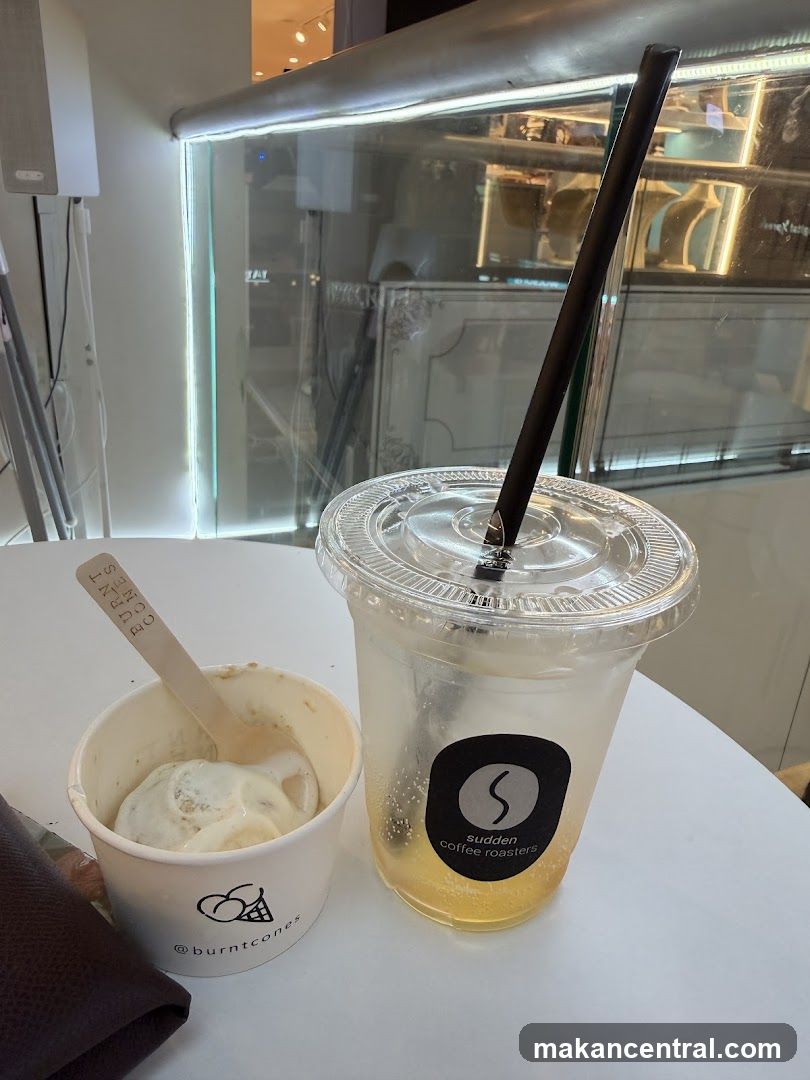Ice Cream and Drink