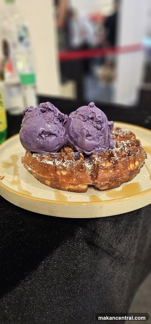Waffle with Ice Cream