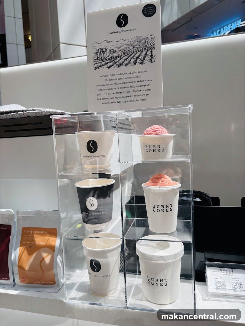 Sudden Coffee Roasters Display