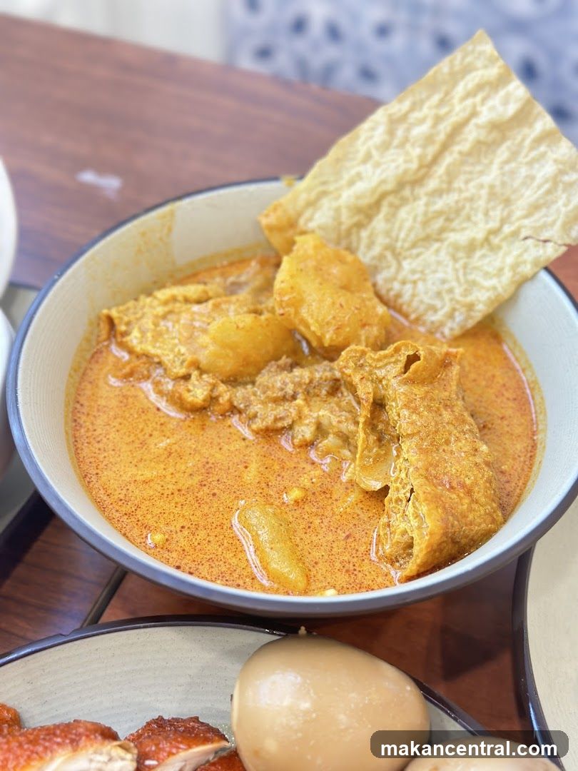 Curry with Potatoes and Tofu Skin