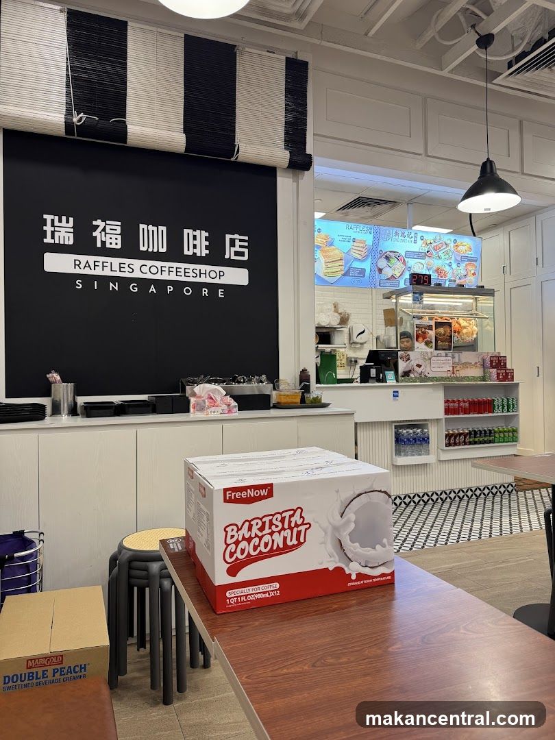 Raffles Coffeeshop Interior