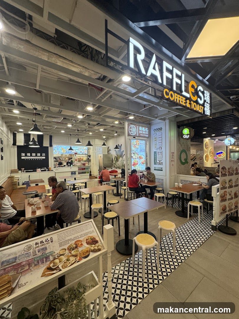 Raffles Coffee & Toast Interior