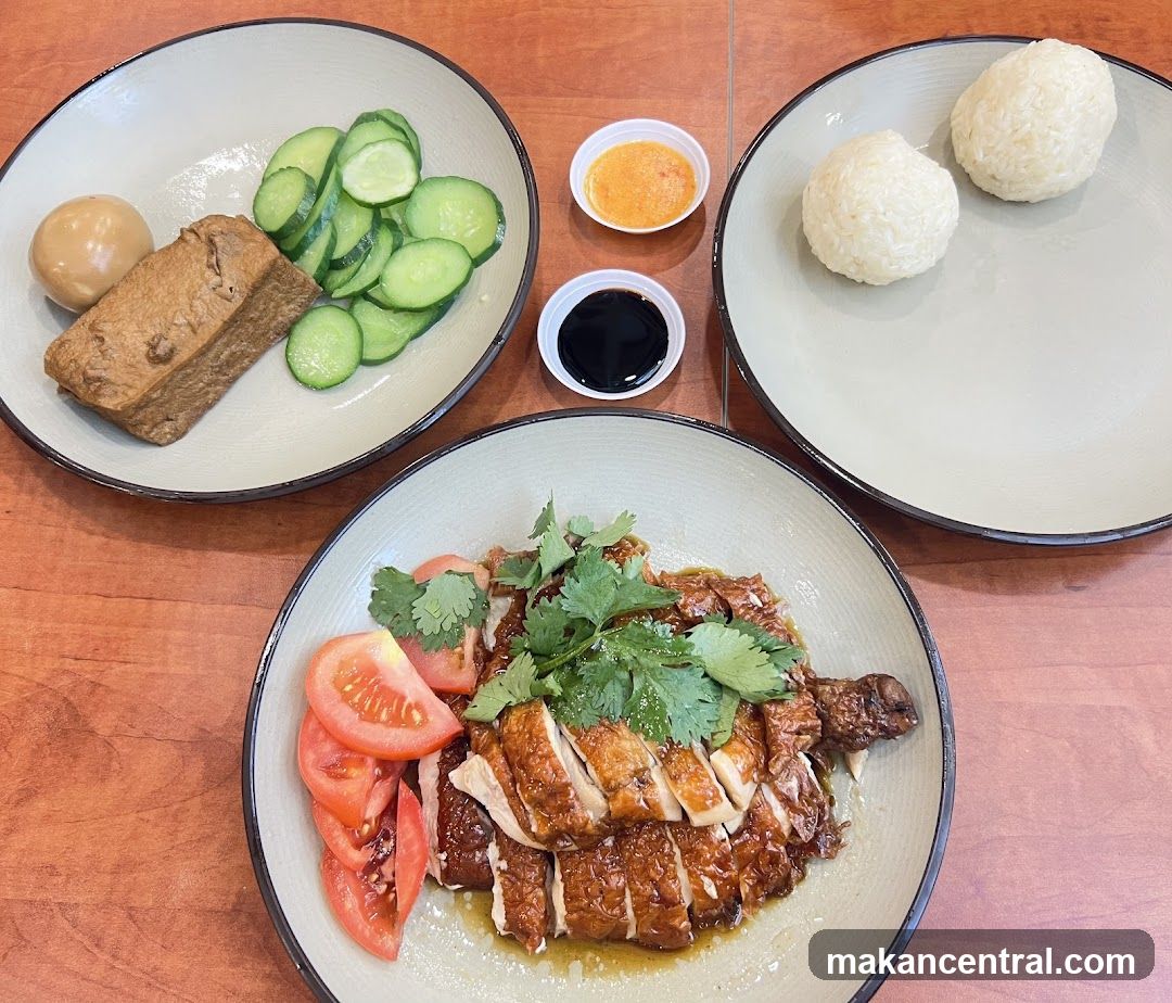 Hainanese Chicken Rice Platter