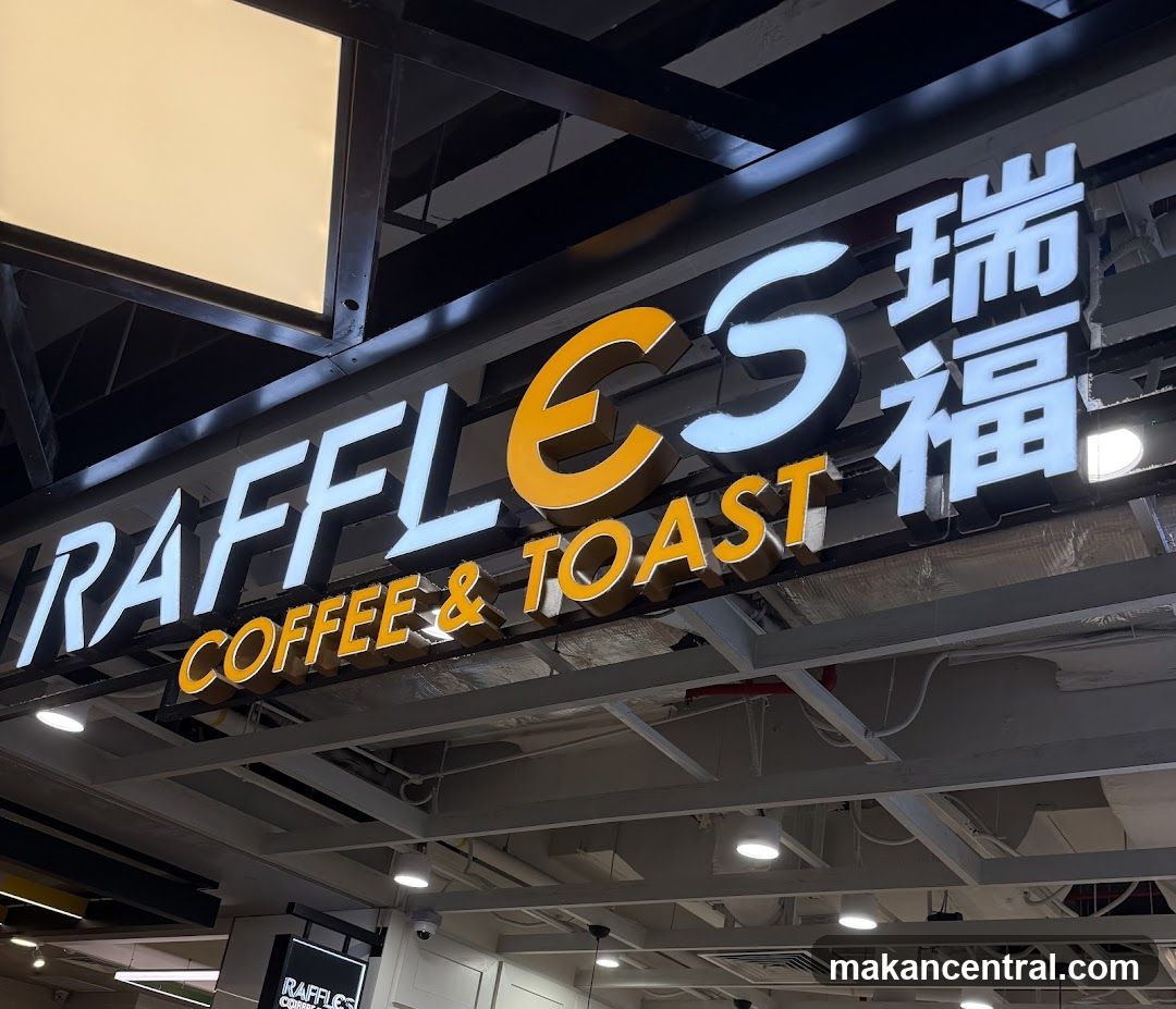 Raffles Coffee & Toast Sign