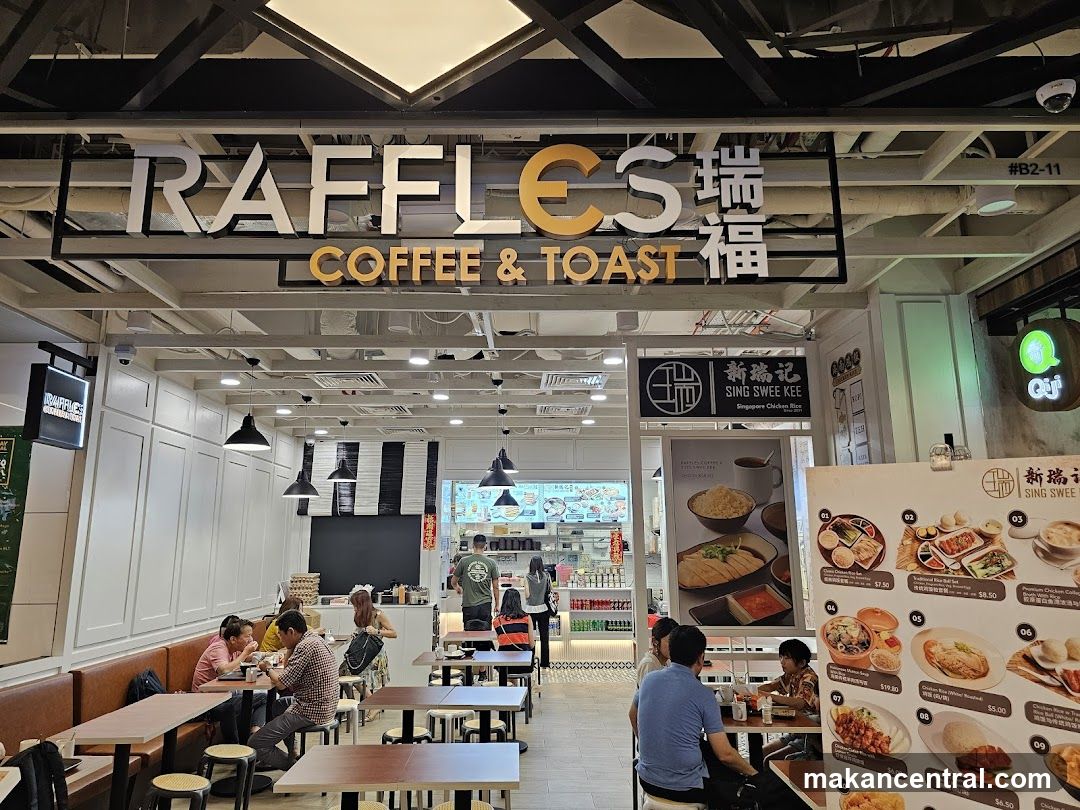 Raffles Coffee & Toast and Sing Swee Kee Food Stalls