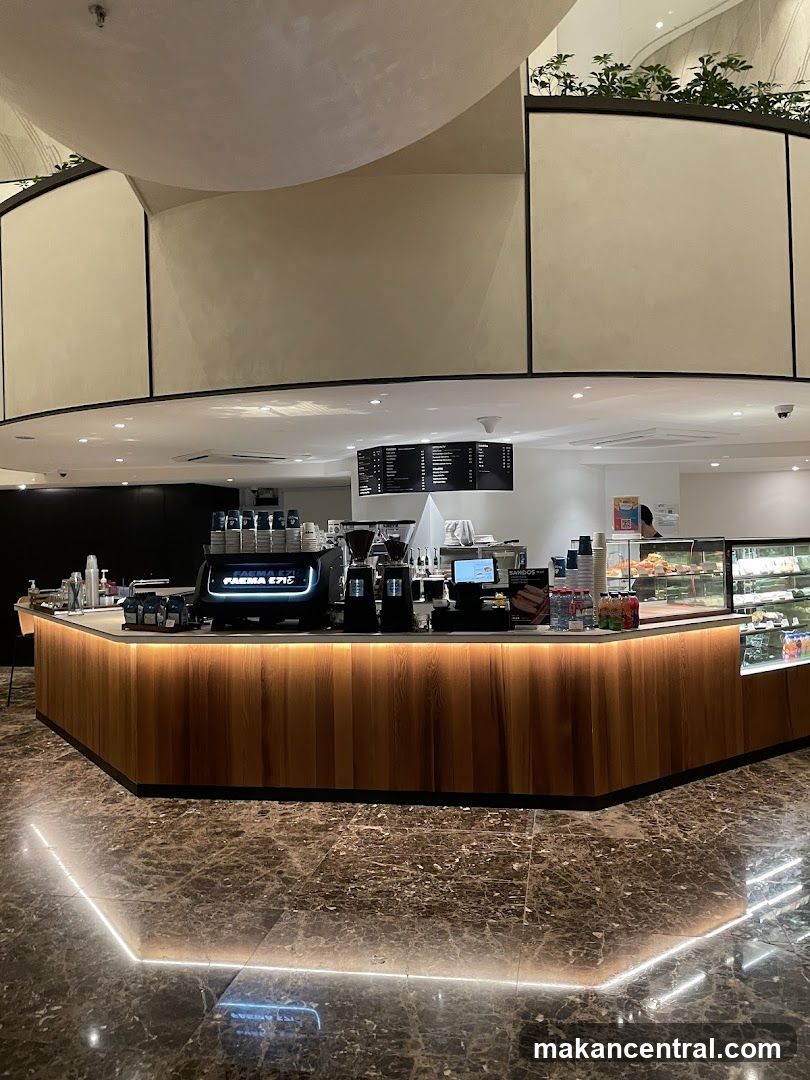 Modern Coffee Shop Counter