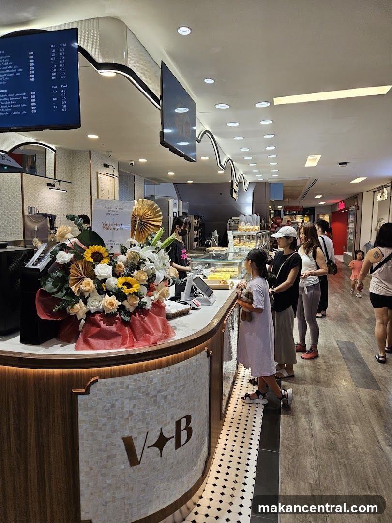 Bakery Counter with Customers