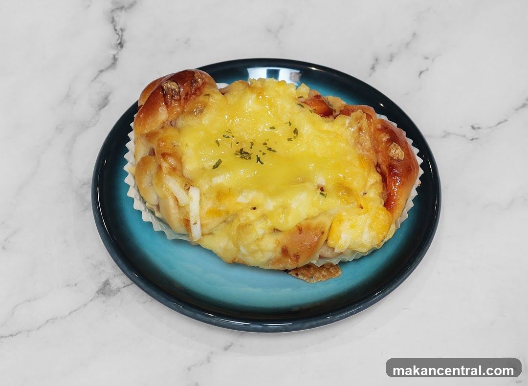 Savory Pastry with Melted Cheese