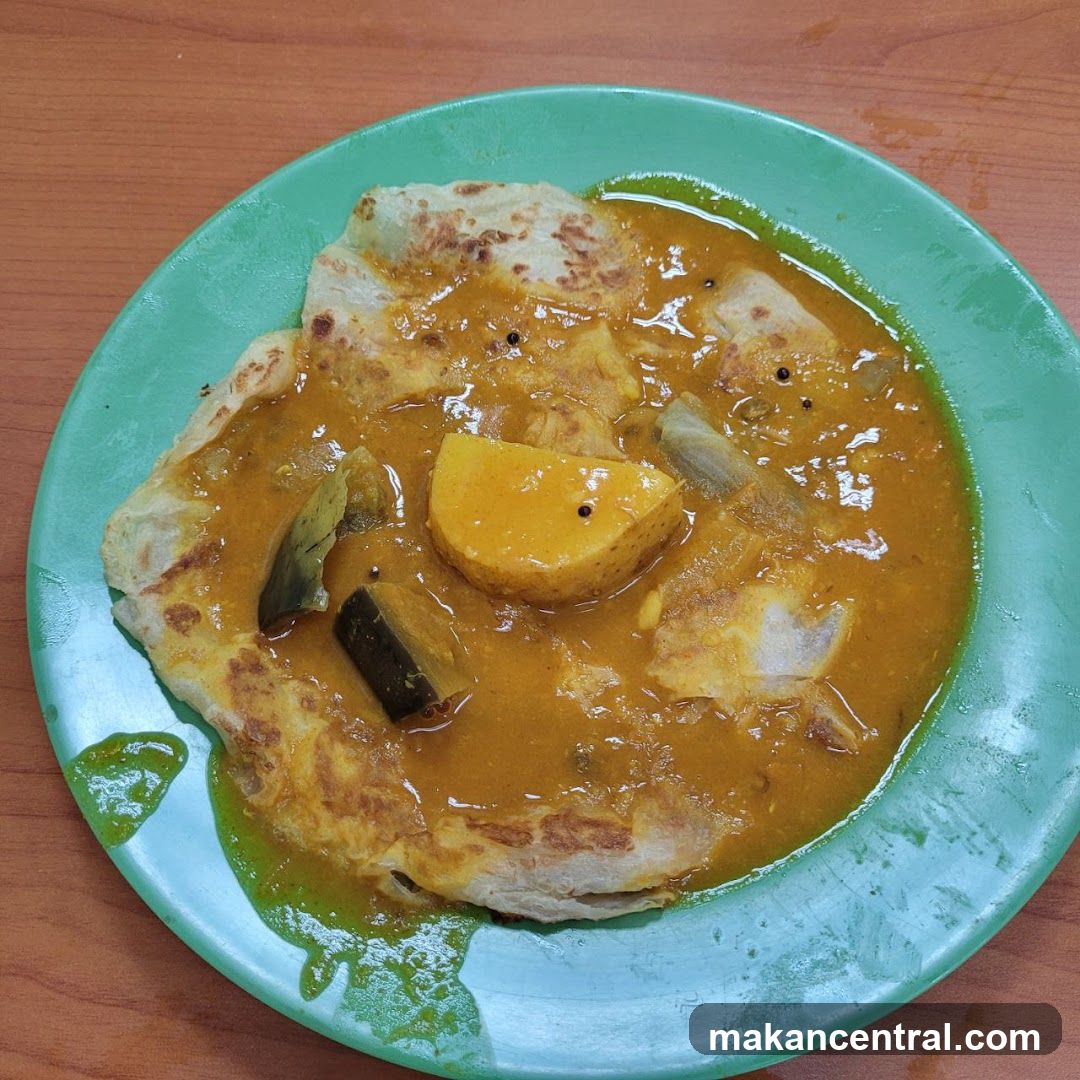 Roti Canai with Curry