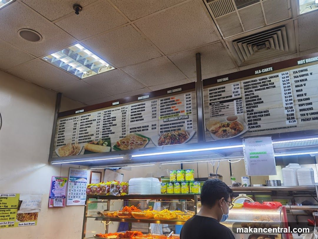 Food Stall Menu