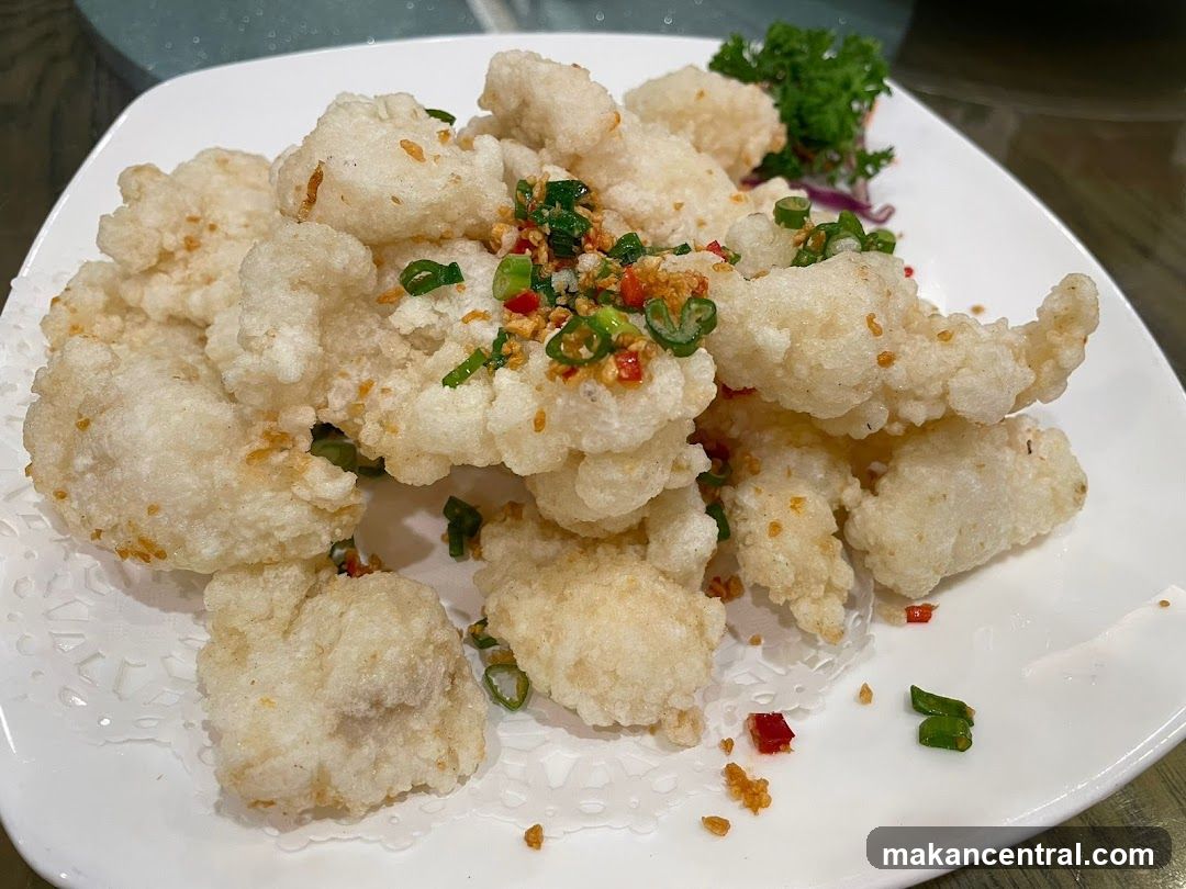 Fried Calamari with Chili and Garlic