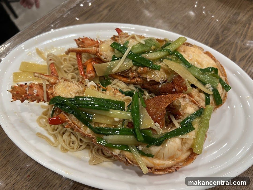 Lobster with Noodles