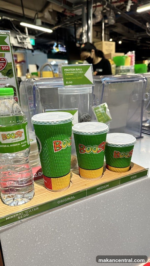 Boost Juice Cups and Water Bottle