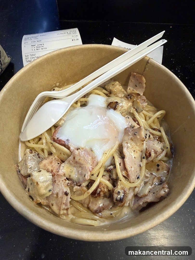 Spaghetti with Meat and Egg