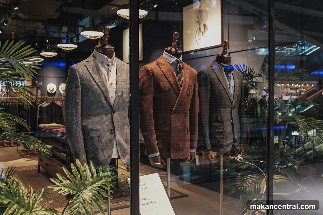 Store Window Display with Mannequins