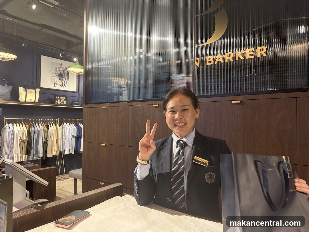 Retail Employee with Shopping Bag