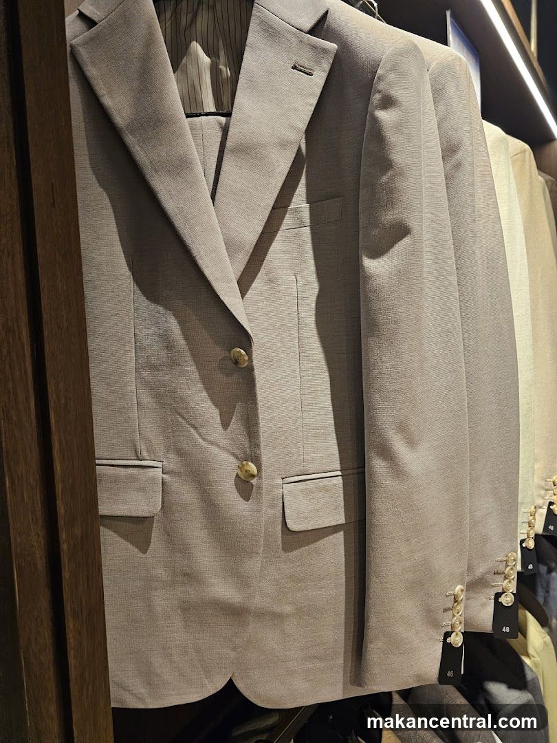 Men's Suits on Display