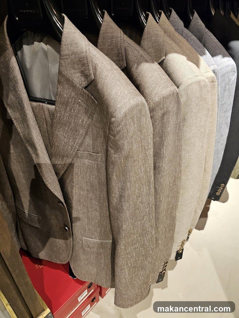Row of Blazers
