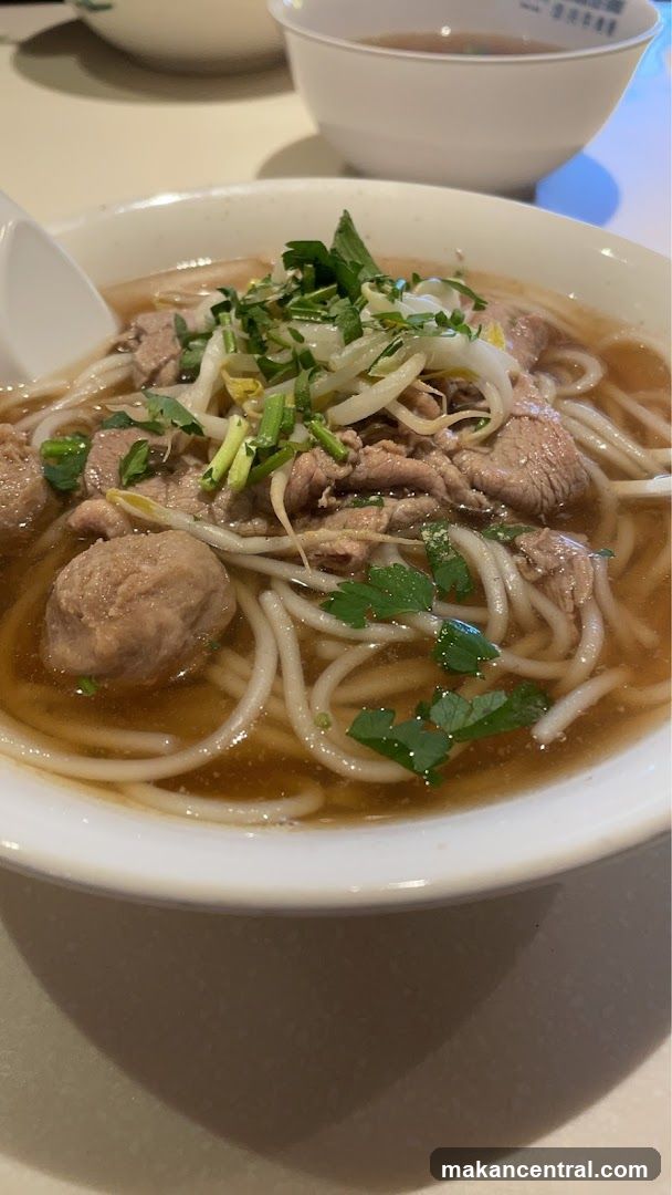Pho with Beef and Meatballs