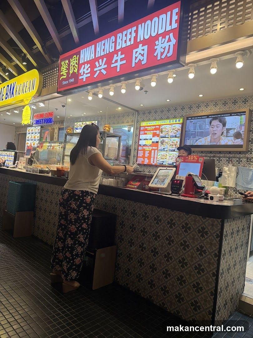 Food stall counter