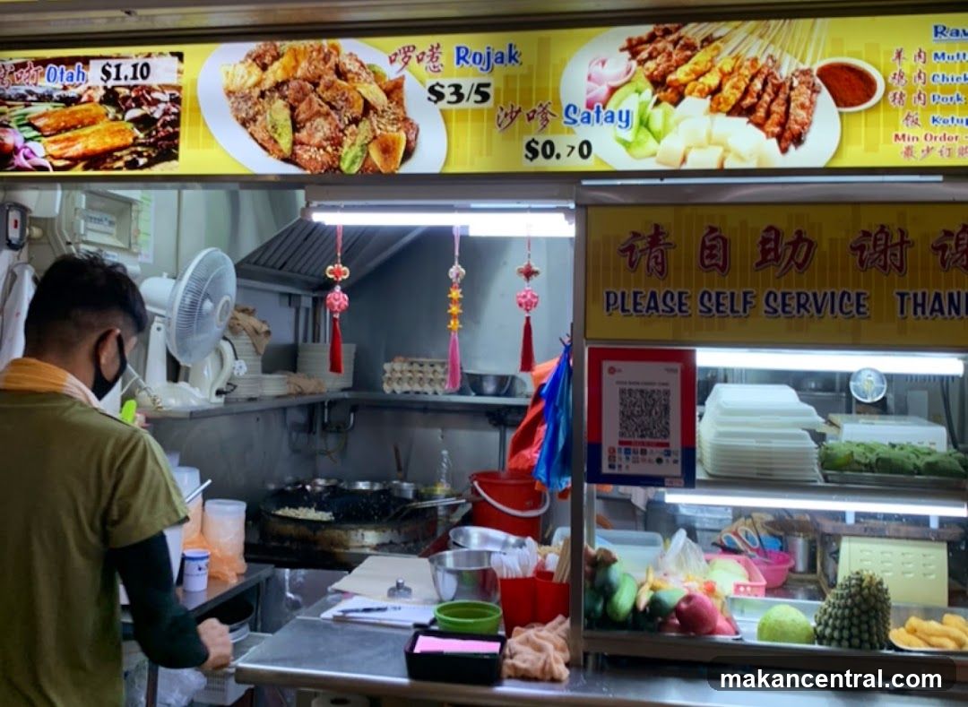 Food Stall Menu and Display