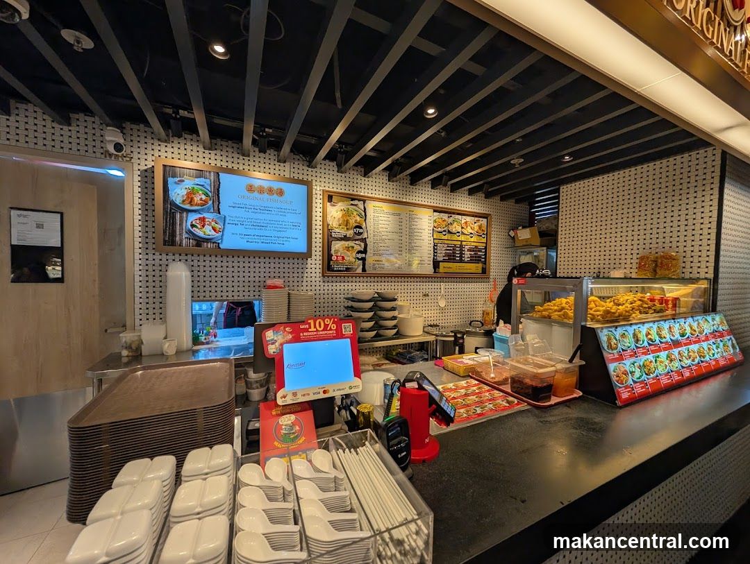 Food stall counter