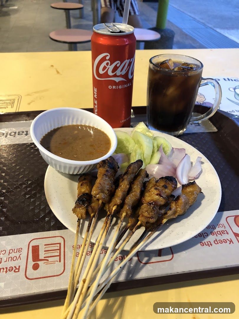 Satay and Coca-Cola