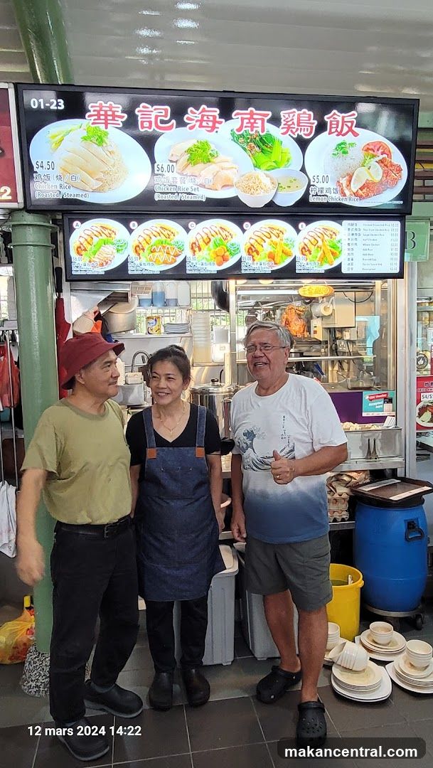 Food Stall Staff with Menu
