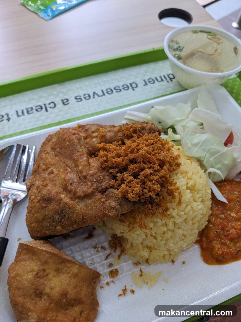 Fried Chicken Rice Plate