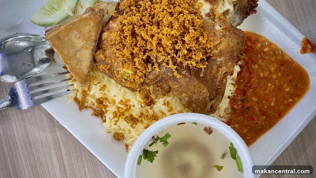 Fried Chicken Rice Plate