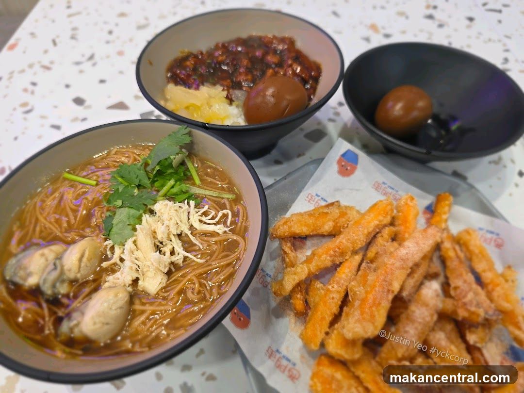 Oyster Mee Sua and Braised Pork Rice
