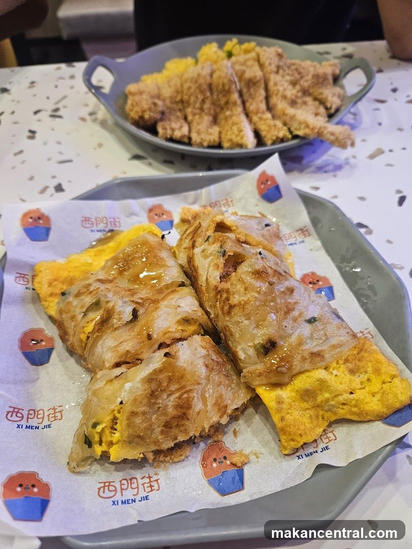 Fried Pork and Egg Crepe