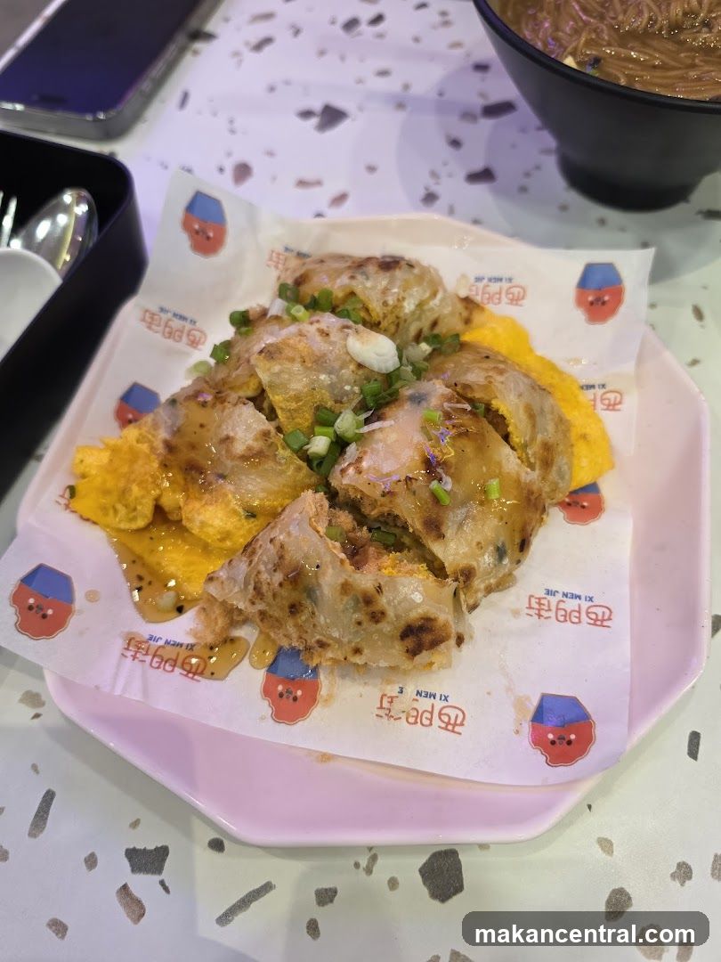Fried Dumplings with Scrambled Eggs