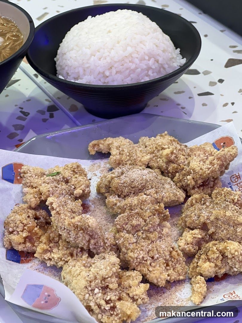Fried Chicken and Rice