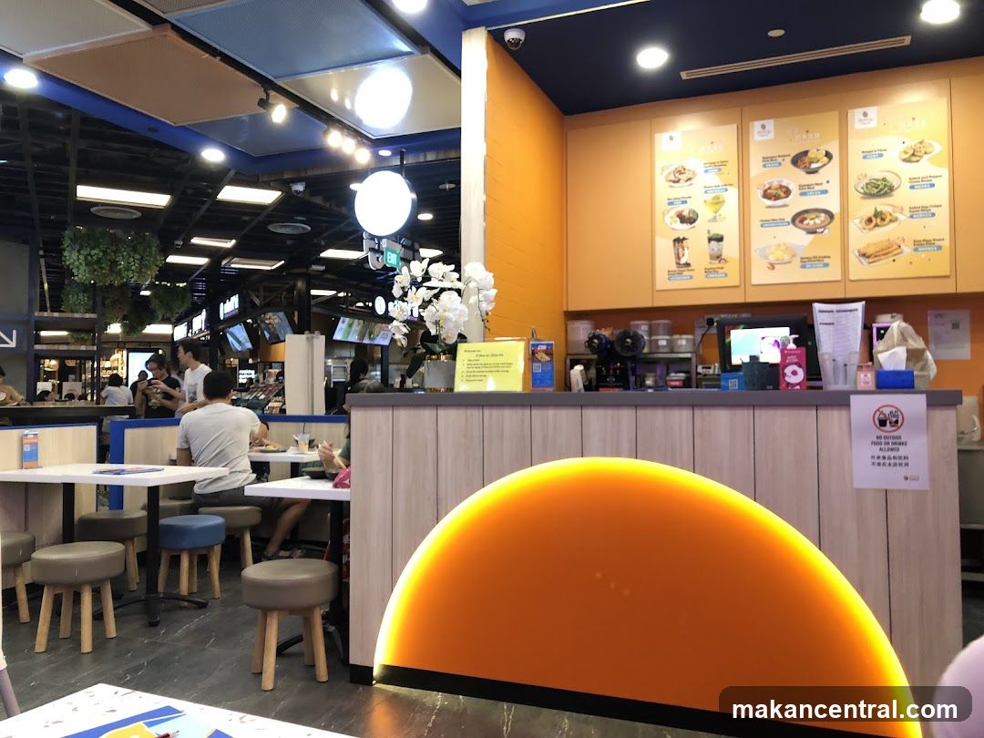 Food Court Counter with Menu Boards